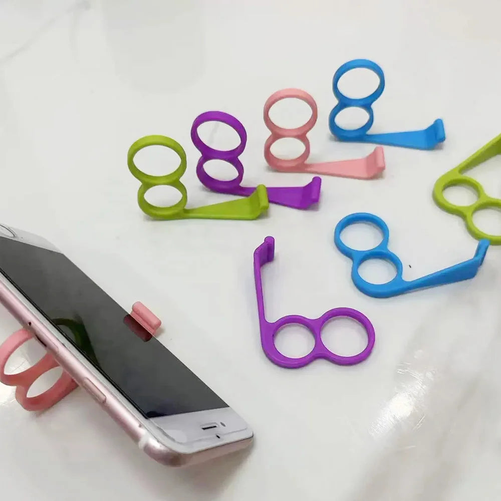 10/5 PCS - Creative Phone Stand Convenient Multi functional Simple Finger Phone Stand Desktop Phone Stand