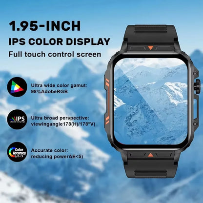 2026 Smartwatch 1.95" Inch Screen Health Monitoring Watches IP68 Waterproof  Sport Fitness Smart Watch Android IOS For Men Women