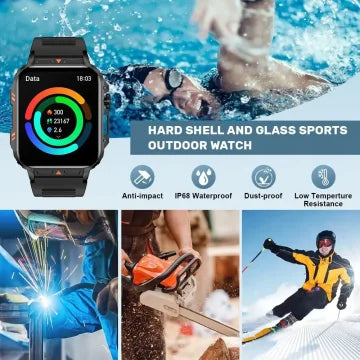 2026 Smartwatch 1.95" Inch Screen Health Monitoring Watches IP68 Waterproof  Sport Fitness Smart Watch Android IOS For Men Women